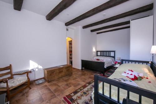 Cama o camas de una habitación en Morcote Magic View