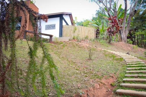 Taman di luar Pousada Vidinha Bela
