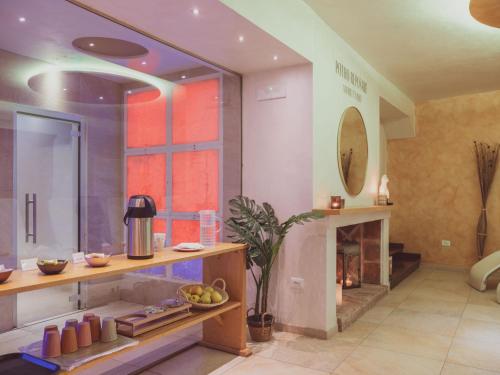 Salle de bains dans l'établissement Tramas Hotel & Spa