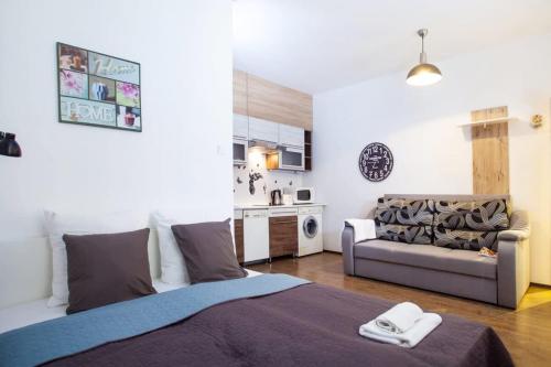 Very central, comfy studio 1073 Budapest, Erzsébet körút 26 kép - 3