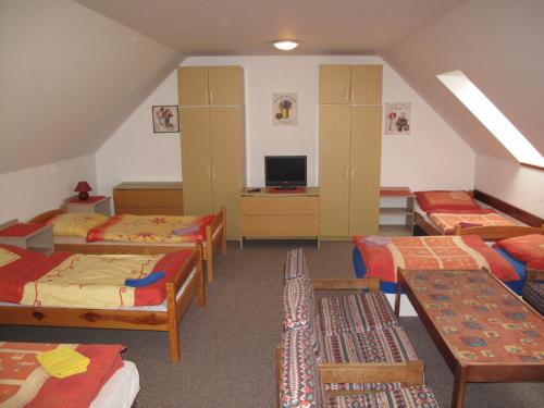 Katil atau katil-katil dalam bilik di Holiday Home Lika by Interhome