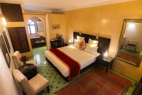 Riad Perle D'Eauにあるベッド