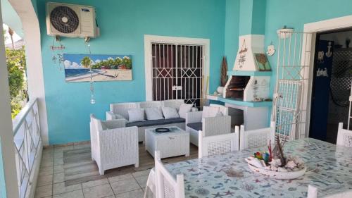 Χώρος καθιστικού στο Villa Preciosa