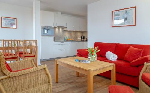 Dapur atau dapur kecil di Ferienzentrum Wenningstedt