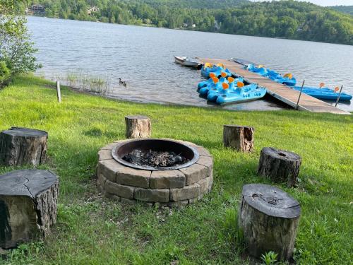 Landskap semula jadi dekat dengan resort