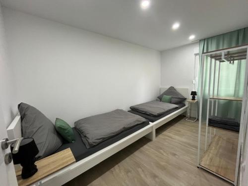Postel nebo postele na pokoji v ubytování Wohlfühloase Datteln-Hamm-Kanal