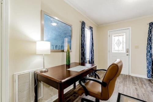 an office with a desk and a chair at 15mins to Downtown- Adorable on Taylor Both Units in West Columbia