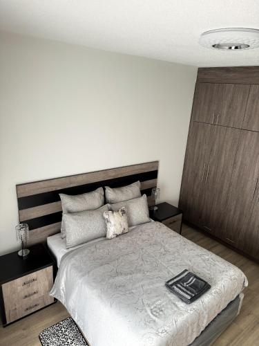 Кровать или кровати в номере holiday villa