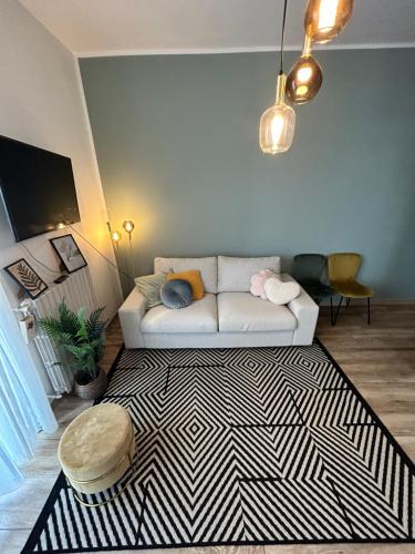 Posezení v ubytování Design Home at garda Lake