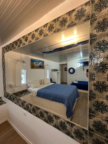 Cama o camas de una habitación en Naval Hotel Aegina