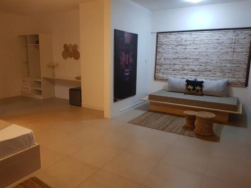 Ванная комната в Villas Rocher - Deluxe Suite 2A