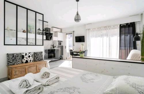 Design loft Studio climatisé parking et piscine