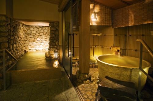 Et badeværelse på Yumotokan