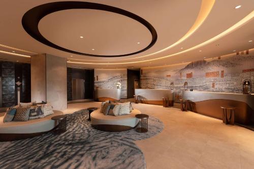 The lobby or reception area at Doubletree By Hilton Osaka Castle