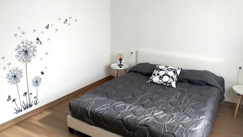 Postel nebo postele na pokoji v ubytování Cà Dina - Appartamento in Val di Cembra