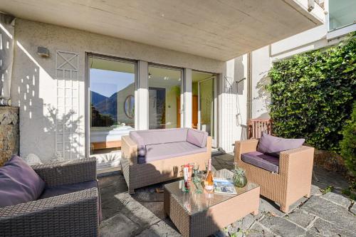 Posezení v ubytování Feeling Home Lugano - Happy Rentals
