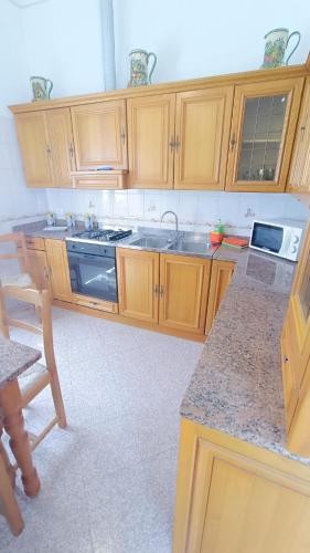 Η κουζίνα ή μικρή κουζίνα στο Casa del Mare
