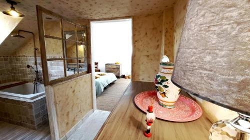 Koupelna v ubytování COSY CHAMBRE-SUITE climatisée