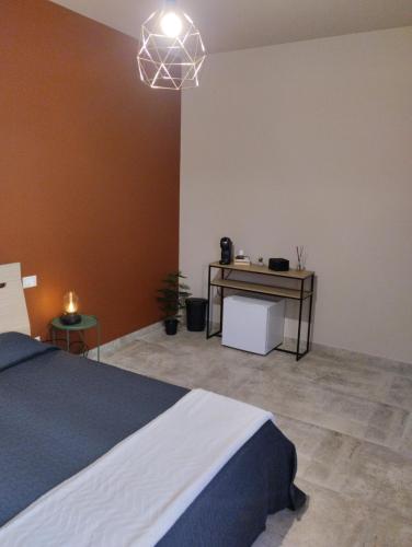 Postel nebo postele na pokoji v ubytování B&B OLTREMARE