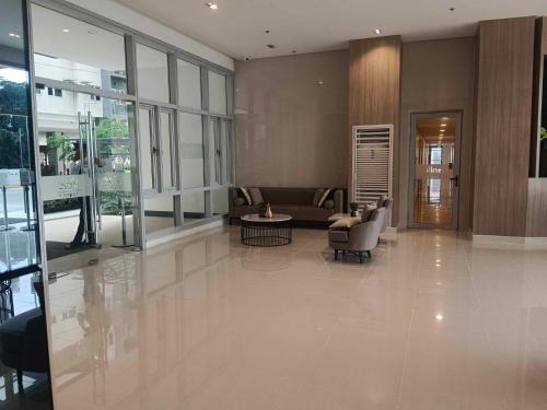 Χώρος καθιστικού στο Vine Residences Condo Staycation in Novaliches Quezon City
