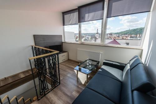 Posezení v ubytování Hotel Residence Spalena