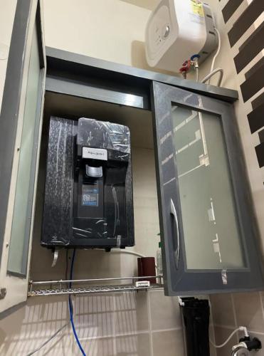 a window in a hospital room with a machine at Urban Oasis in Amritsar