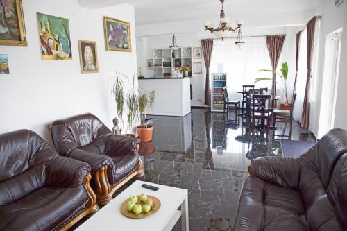 Χώρος καθιστικού στο Hotel Nova Residence