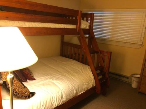 Katil atau katil-katil dalam bilik di Downtown Chalet Close to Main St with Pool and Hot Tub