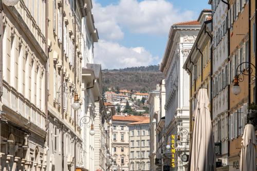 a view of a city street with buildings at EVE Home Collection - City Center in Trieste