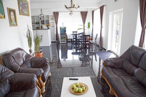 Χώρος καθιστικού στο Hotel Nova Residence