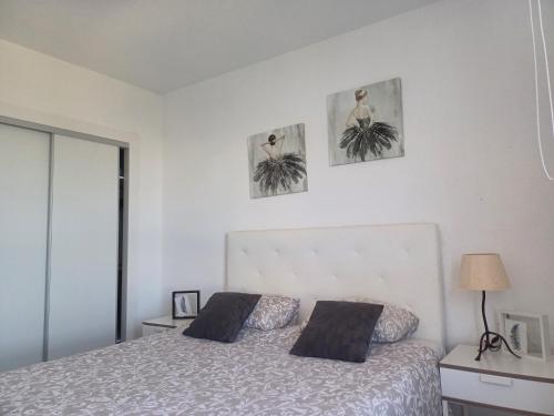 Ένα ή περισσότερα κρεβάτια σε δωμάτιο στο Sea Views Gran Alacant