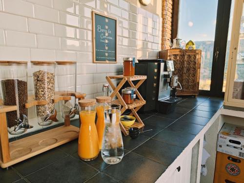 Køkken eller tekøkken på Finca Oliva