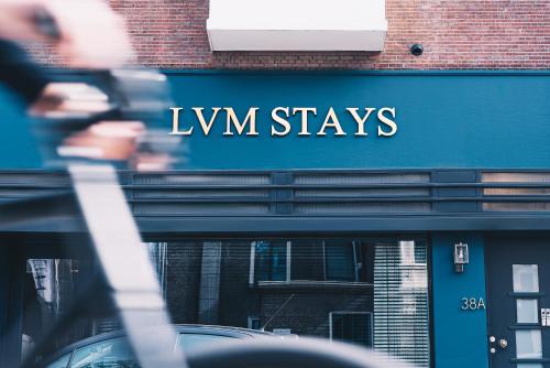 a sign on the front of a hyundai store at LVM Stays in The Hague