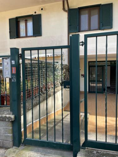 a gate in front of a building at La Corte del Principe in Bracciano