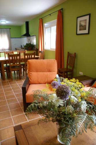 Χώρος καθιστικού στο Hotel Sierra Luz
