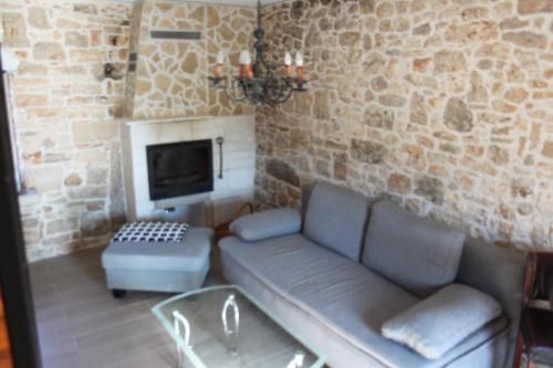 Posezení v ubytování Stone House Istria HRIS 1