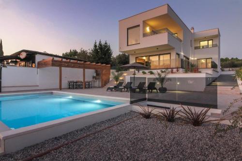 Ferienhaus mit Privatpool für 8 Personen ca 200 qm in Pomer, Istrien Istrische Riviera