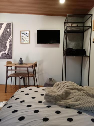Postel nebo postele na pokoji v ubytování La Casita Verde