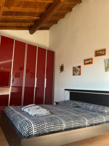a bedroom with a bed in a room at Tuscia Home Backpackers in Orte