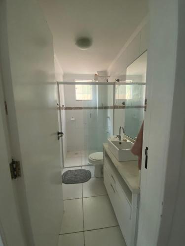 Koupelna v ubytování Apartamento Espaçoso