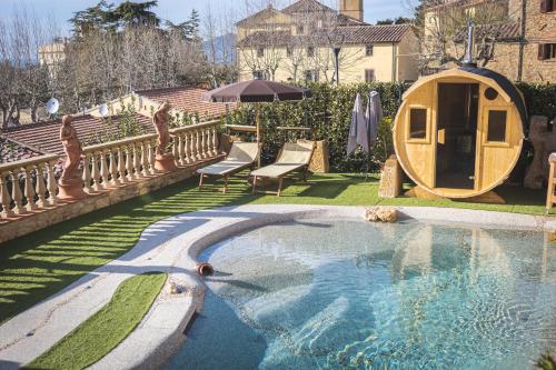 Bazén v ubytovaní B&B Il Sogno del Pinzagrilli alebo v jeho blízkosti
