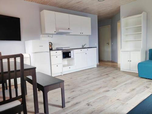 Kuchyň nebo kuchyňský kout v ubytování Guest house Ošia