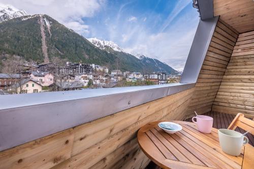 Appartement "chalet" avec parking, vue imprenable