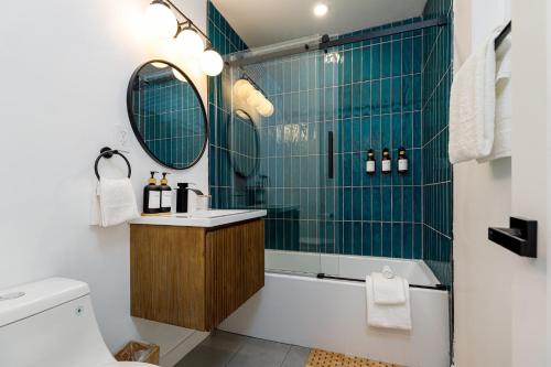 Ένα μπάνιο στο Quail Park Lodge