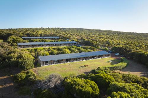 an overhead view of a building in the middle of a field at Chandlers Smiths Beach Villas in Yallingup