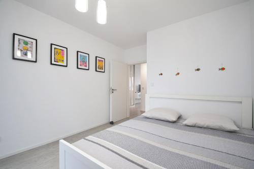 Postel nebo postele na pokoji v ubytování Apartament Premium SM Klifowa