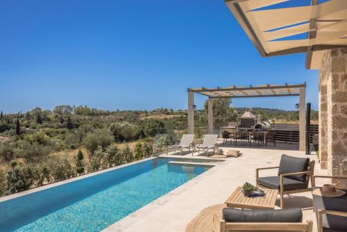 Golden Stone made Villa in Karavados village!