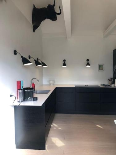 Una cocina o zona de cocina en Cozy, quiet guest house perfect for business or pleasure