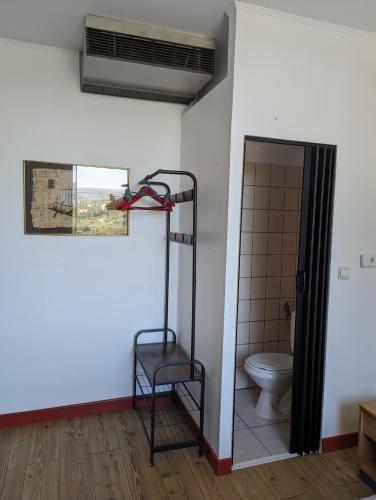 Koupelna v ubytování Auberge Des Pins