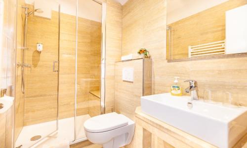 Koupelna v ubytování Hotel Friese-up AnnerSiet-